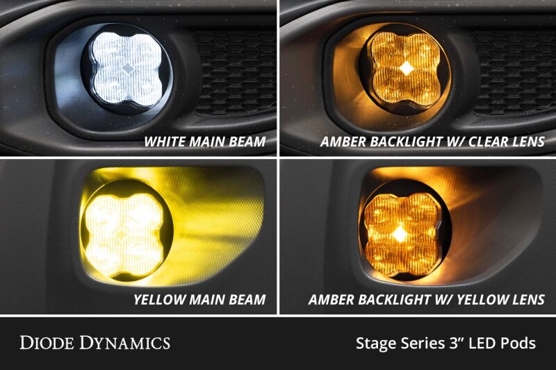 Diode Dynamics SS3 Sport Type SDX Kit ABL - White SAE Fog