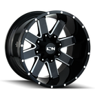 ION Type 141 17x9 / 5x114.3 BP / -12mm Offset / 87mm Hub Gloss Black Milled Wheel