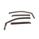 Westin 2010-2018 Toyota 4Runner In-Channel Wind Deflector 4pc - Smoke