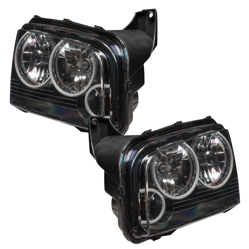 Oracle 05-10 Dodge Charger SMD HL (Non-HID) - Triple Halo - ColorSHIFT