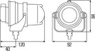 Hella Lamp Kit Micro DE XENON DRV BLK D2S 12V EC
