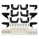 Westin 07-18 Jeep Wrangler JK Unlimited Outlaw Drop Nerf Step Bars - Textured Black