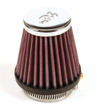K&N Universal Chrome Filter 1 15/16 inch FLG / 3 inch Base / 2 inch Top / 3 inch Height