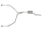 aFe MACH Force-Xp 13-16 Audi Allroad L4 SS Axle-Back Exhaust w/ Blue Flame Tips