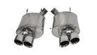 Corsa 2013-2014 Ford Mustang Shelby GT500 5.8L V8 Polished Sport Axle-Back Exhaust