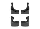 WeatherTech 22-23 Ford F-150 Lightning No Drill Front & Rear MudFlaps - Black