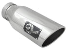 aFe MACHForce XP 4in Exhausts Cat-Back SS w/ Polished Tips 14-17 Dodge Ram 2500 V8-6.4L Hemi