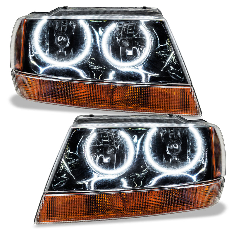 Oracle 99-04 Jeep Grand Cherokee SMD HL - Black - ColorSHIFT