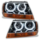 Oracle 99-04 Jeep Grand Cherokee SMD HL - Black - ColorSHIFT w/ 2.0 Controller