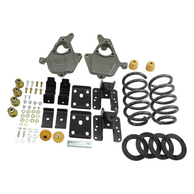 Belltech LOWERING KIT 14 Silverado/Sierra Ext/Crew Cab 2WD 3in or 4in Ft/5in or 6in Rr w/o Shocks