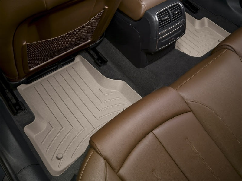 WeatherTech 12+ Audi A6 Rear FloorLiner - Tan
