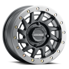 Raceline A12BG Squad 15x7in/4x137 BP/38mm Offset/110.18mm Bore - BLK & Gunmetal Ring Beadlock Wheel