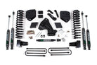 Zone Offroad 20-21 Ford F-250/F-350 6in Radius Arm Drop Suspension Lift System - Nitro Shocks Diesel
