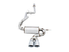 AWE Tuning Ford Focus ST Touring Edition Cat-Back Exhaust - Resonated - Chrome Silver Tips