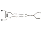 aFe 14-15 Infiniti Q50 V6 3.7L Takeda 2.5in 305 SS Cat Back Exhaust System w/ Black Tips