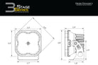 Diode Dynamics SS3 Max ABL - Yellow Combo Standard (Single)