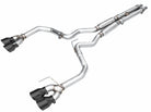 AWE 2024 Ford Mustang GT Fastback S650 RWD Track Edition Cat-Back Exhaust w/ Quad Diamond Black Tips