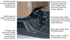 Tuffy Jeep Wrangler Jk Underseat Drawer Passenger W/ Keyed Lock