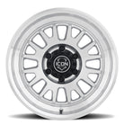 ICON Anza 17x8.5 5x150 25mm Offset 5.75in BS Silver Machined Wheel
