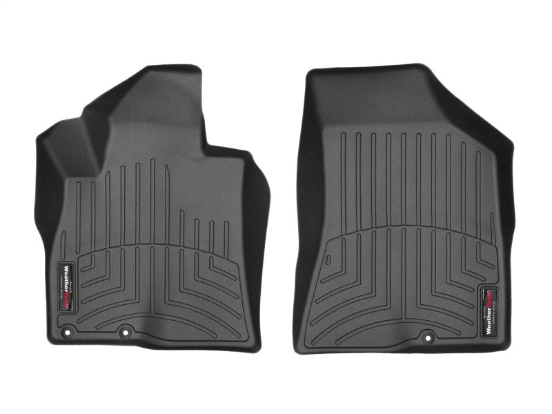 WeatherTech 2009 Hyundai Santa Fe w/ Driver Side Dual Floor Posts Front FloorLiner - Black