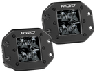 Rigid Industries D2 - Midnight Edition Flush Mount Spot Lights