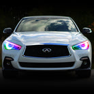 Oracle 14-21 Infiniti Q50 RGB+W Headlight Halo Kit - ColorSHIFT w/ Simple Controller