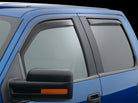 WeatherTech 2004 Ford F-150 SuperCrew Front & Rear Side Window Deflectors - Dark Tint
