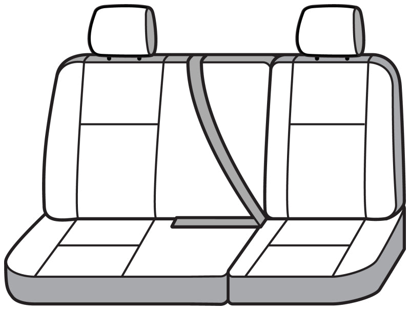 Covercraft 09-10 Dodge Ram Polycotton SeatSaver Custom Second Row Seat Covers - Grey