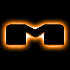ORACLE Lighting Universal Illuminated LED Letter Badges - Matte Blk Surface Finish - M