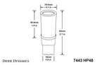 Diode Dynamics 7443 LED Bulb HP48 LED - Red Set of 4
