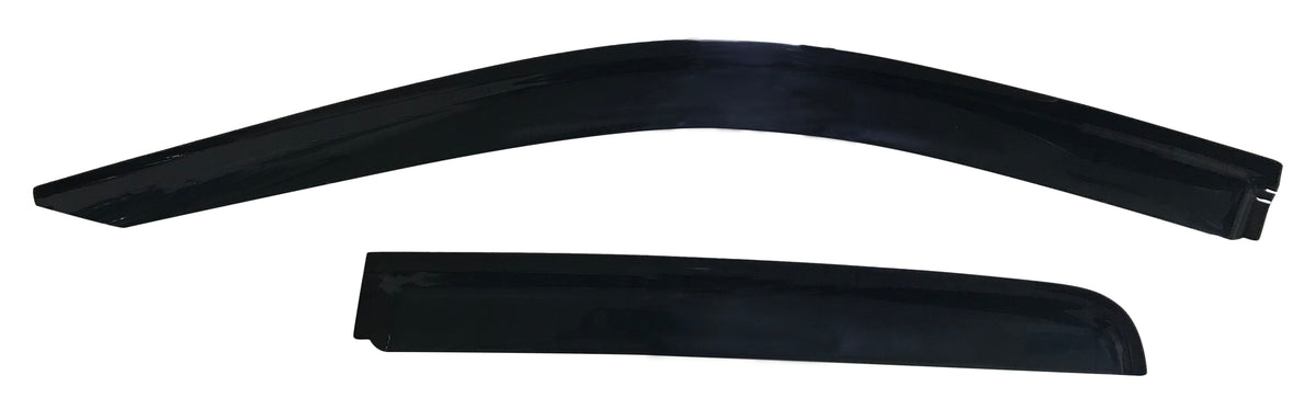 TrailFX Side Window Deflector For Chevrolet, GMC Trucks - Low Profile, Set of 4 (4811H)