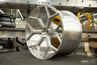 Vossen x Novitec NL4-Cl 20x9 - Centerlock - ET24 - Brushed Gloss Clear Lambo Aventador Front Wheel