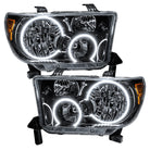 Oracle 07-11 Toyota Tundra Pre-Assembled Headlights - Black Housing - w/o Controller