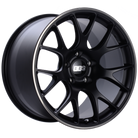 BBS CH-R 19x9 5x120 ET44 Satin Black Polished Rim Protector Wheel -82mm PFS/Clip Required