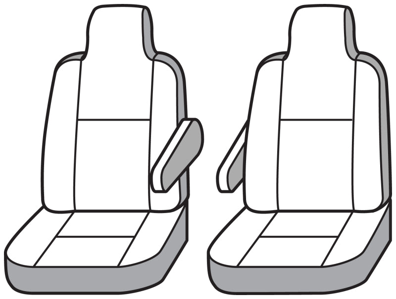 Covercraft 00-06 Ford Excursion Carhartt Super Dux SeatSaver Custom Front Row Seat Covers - Black