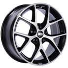 BBS SR 18x8 5x100 ET36 Satin Black Diamond Cut Face Wheel -70mm PFS/Clip Required