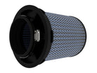 aFe Magnum Flow Pro 5R Air Filter 4in. Flange ID x 6-1/2in. Base x 6-1/2in. Top x 8 in. Height