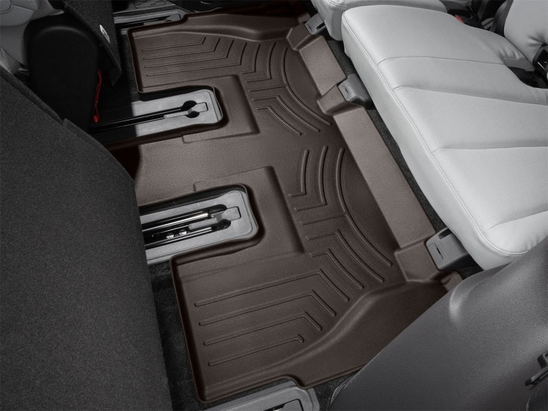 WeatherTech 2020+ Hyundai Palisade (3rd Row) Rear FloorLiner - Cocoa