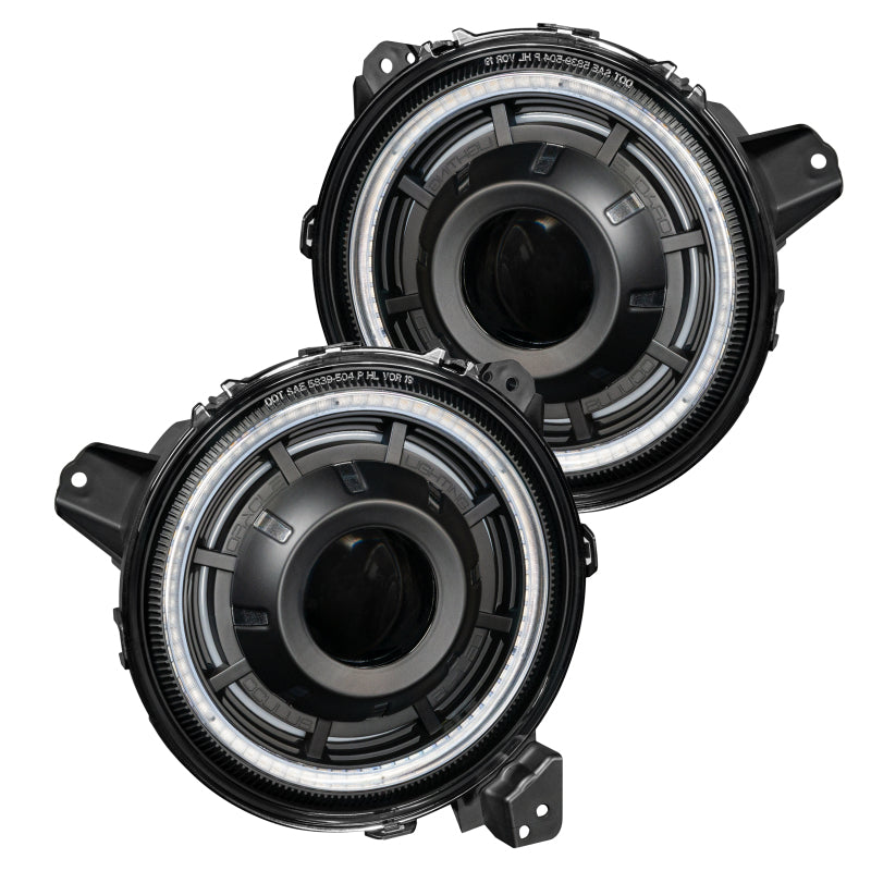 Oracle Oculus Bi-LED Projector Headlights for Jeep JL/Gladiator JT - w/ Simple Controller