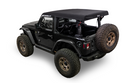 Bestop 18-26 Jeep Wrangler JL 2-Door Supertop Glide (Squareback Black Diamond)