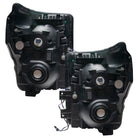 Oracle 11-16 Ford F250/350 LED HL - Black - ColorSHIFT w/ BC1 Controller