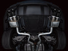 AWE 2024 Ford Mustang GT Fastback S650 RWD SwitchPath Cat-Back Exhaust w/ Quad Diamond Black Tips