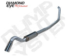 Diamond Eye KIT 4in Turbo Back SGL SS: TURN DOWN 00-03 FORD 7.3L F250/F350