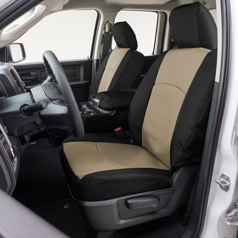 Covercraft 21-24 Chevy Tahoe/ Endura PrecisionFit Custom Third Row Seat Covers - Tan/Black