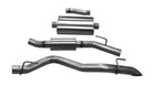 Corsa 2020-2025 Jeep Gladiator JT 3.0in Cat-Back Touring Single Side Exit w/ Turn Down Tip