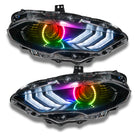 Oracle 18-21 Ford Mustang LED Headlight Halo Kit - ColorSHIFT w/o Controller