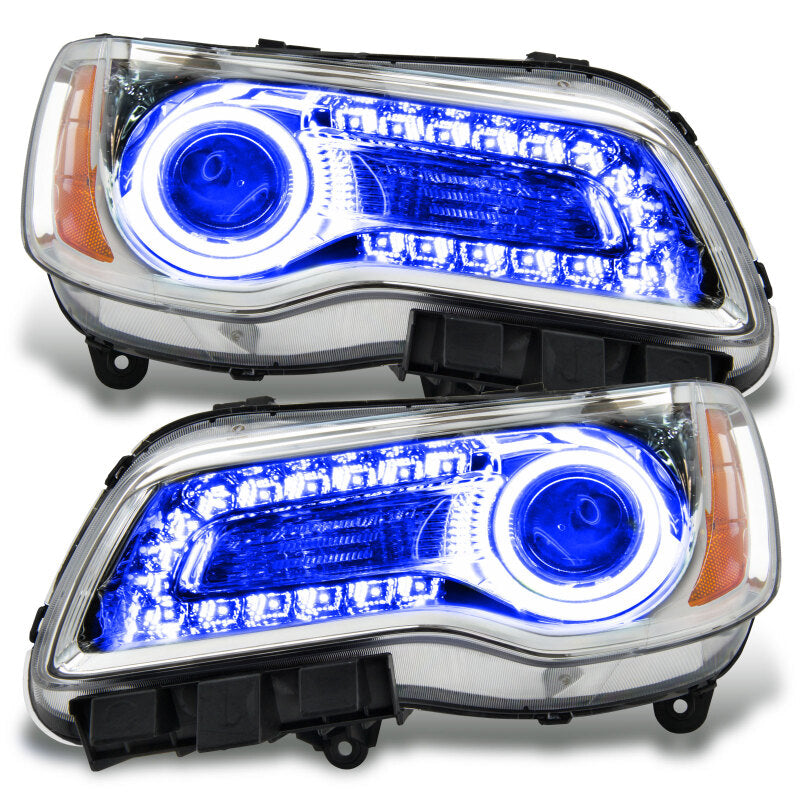 Oracle 11-14 Chrysler 300C SMD HL - Chrome - NON HID - ColorSHIFT w/o Controller