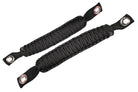 Fishbone Offroad 07-18 Wrangler JK A Pillar Sound Bar Black Paracord Grab Handles