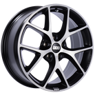 BBS SR 17x7.5 5x114.3 ET42 Satin Black Diamond Cut Face Wheel -82mm PFS/Clip Required