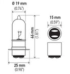 Hella Bulb 3603 12V 25/25W Px15D T6